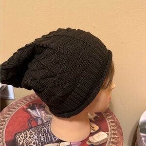 Brown Knit Beanie